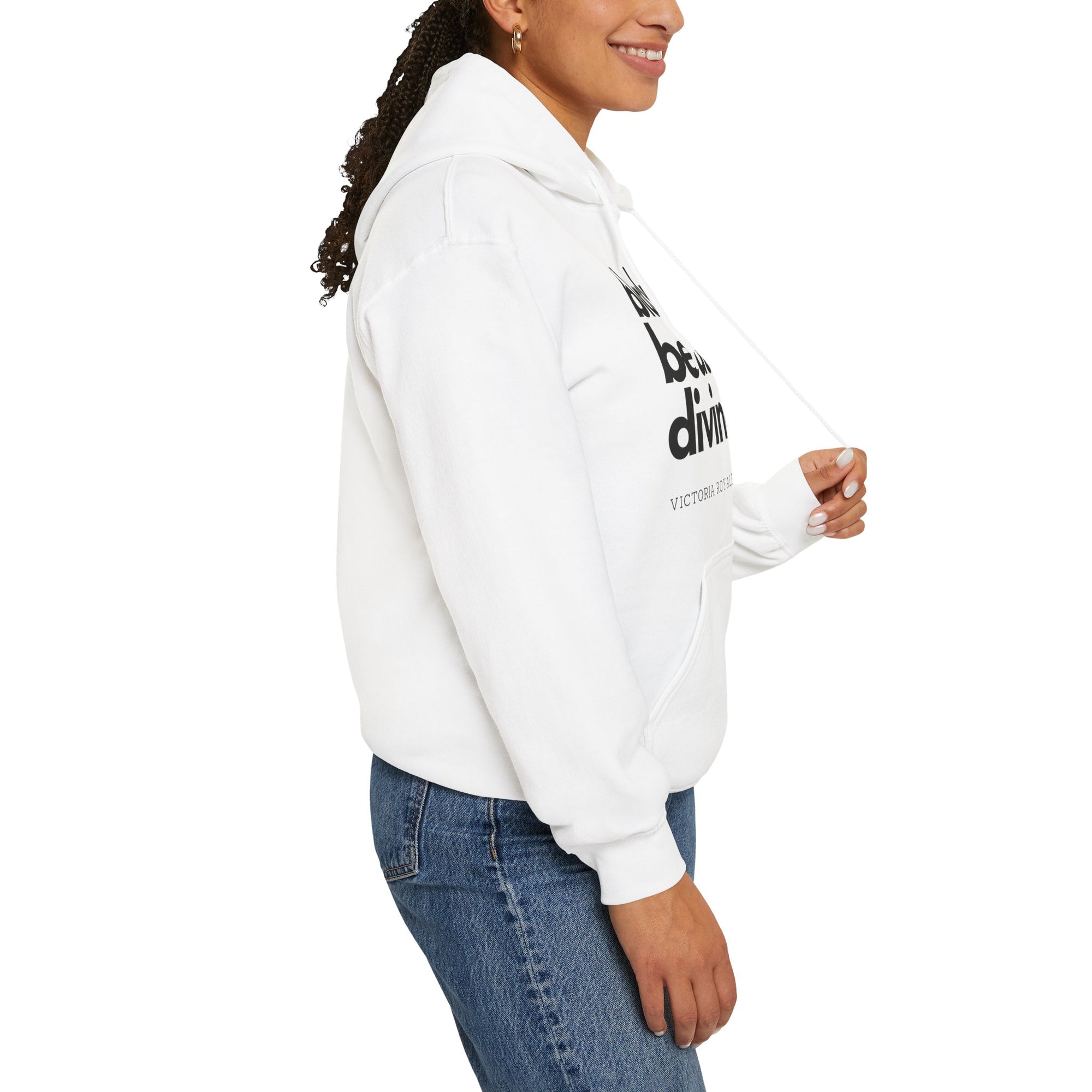 Black, Beautiful, Divine Unisex Premium Pullover Hoodie - Victoria Royale Boutique