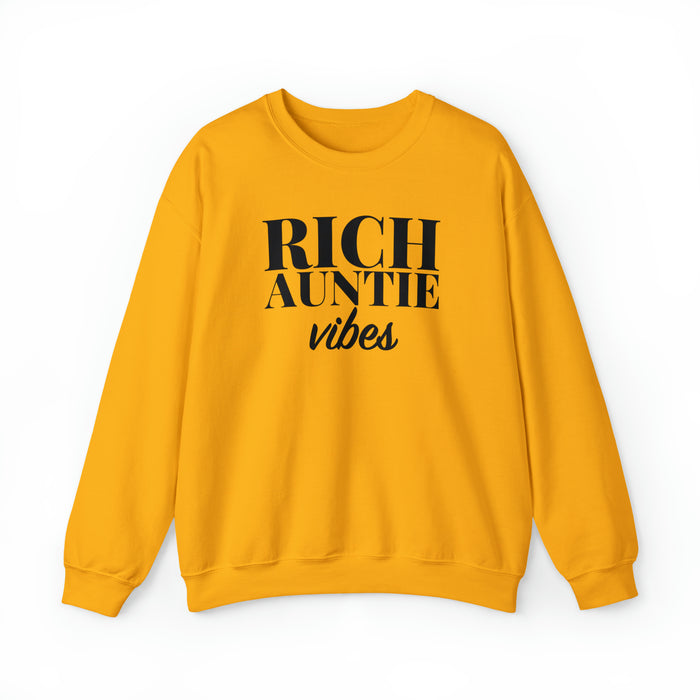 Rich Auntie Unisex Heavy Blend Crewneck Sweatshirt - Victoria Royale Boutique