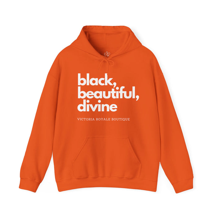 Black, Beautiful, Divine Unisex Premium Pullover Hoodie - Victoria Royale Boutique