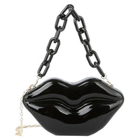 Luscious Lips Clutch Crossbody Bag - Victoria Royale Boutique