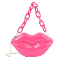 Luscious Lips Clutch Crossbody Bag - Victoria Royale Boutique