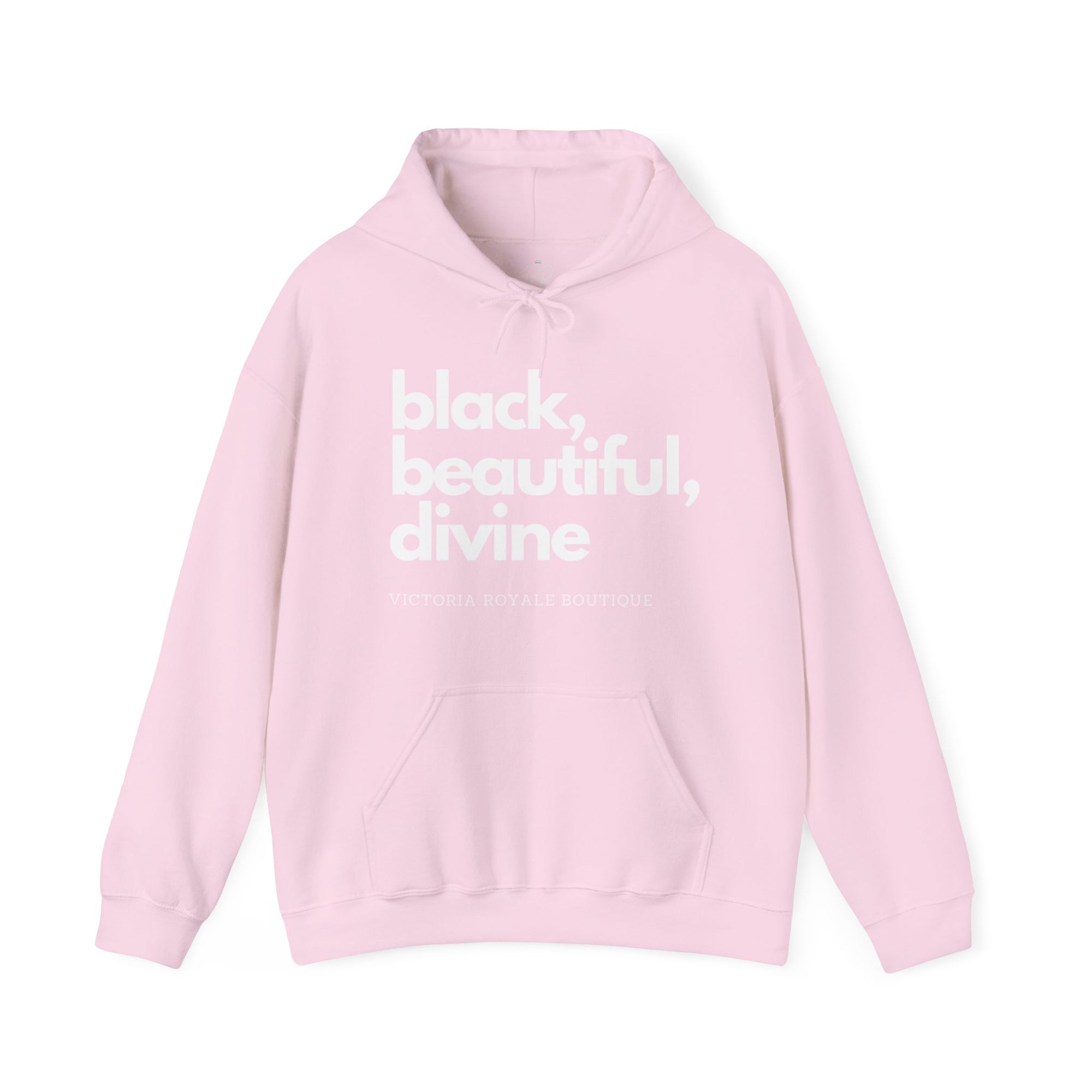 Black, Beautiful, Divine Unisex Premium Pullover Hoodie - Victoria Royale Boutique