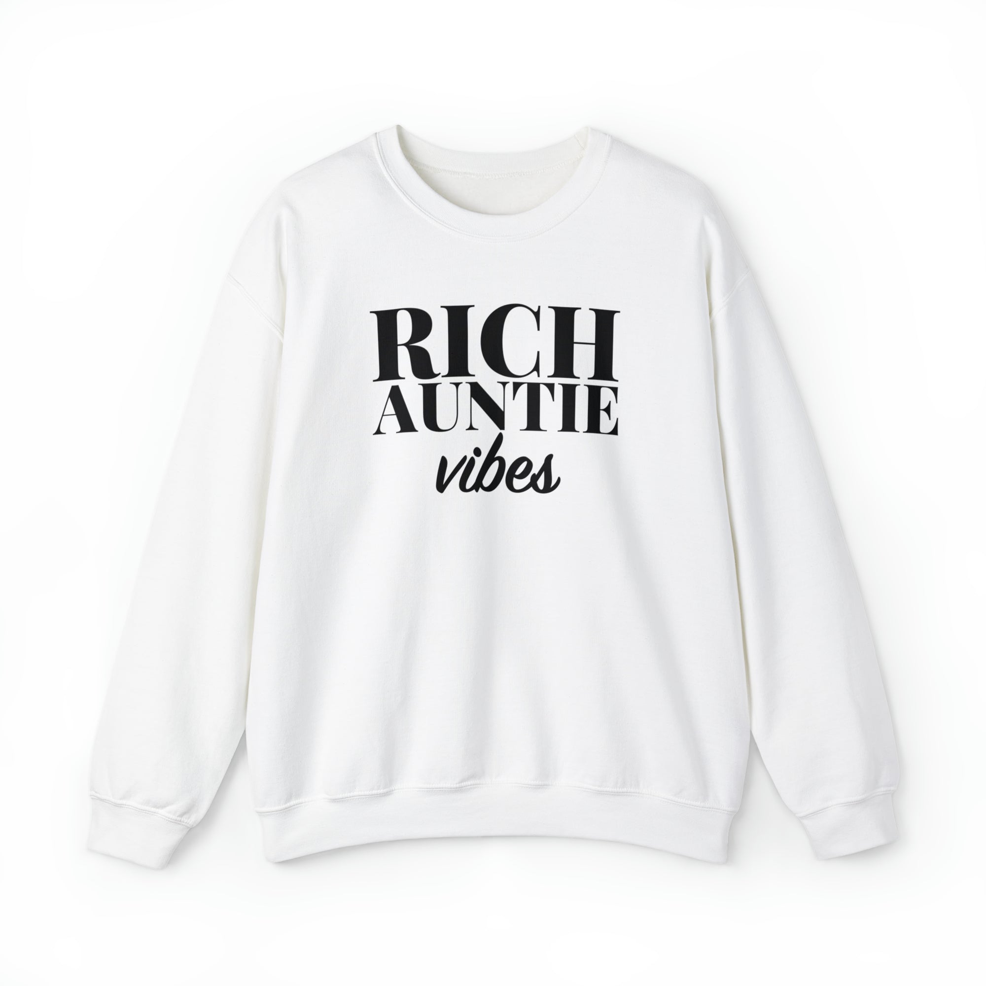 Rich Auntie Unisex Heavy Blend Crewneck Sweatshirt - Victoria Royale Boutique