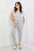 Comfy Days Boat Neck Jumpsuit - Grey