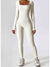 Victoria Royale Square Neck Long Sleeve Sports Jumpsuit - Jumpsuit | Victoria Royale Boutique