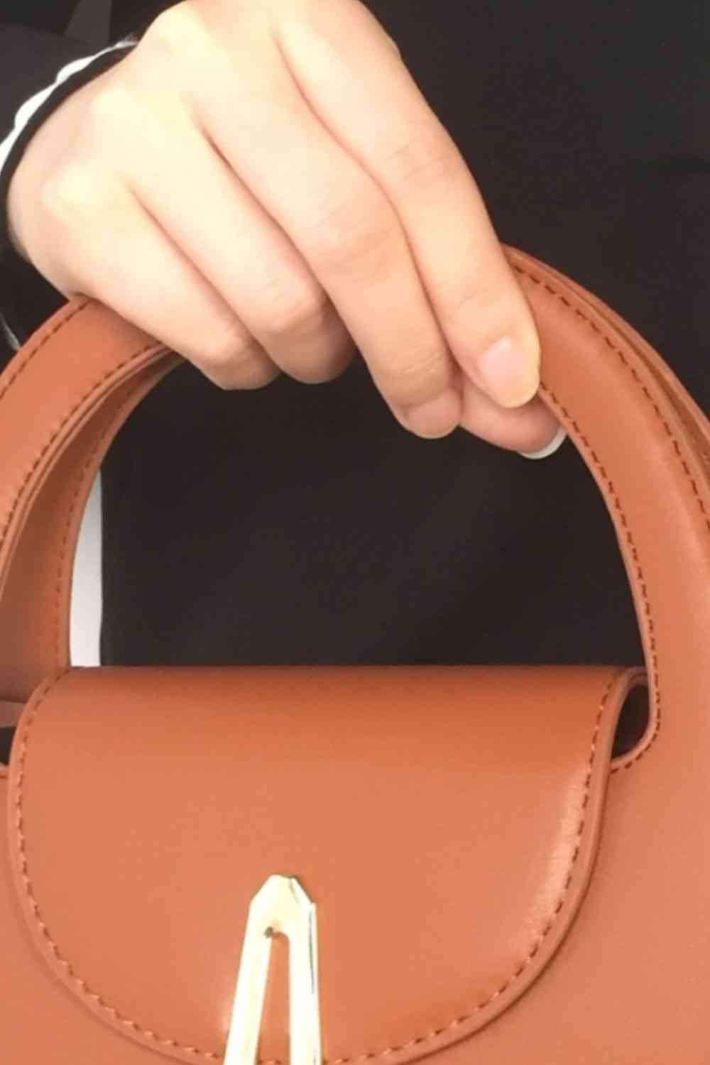 Faux Leather Handbag