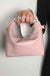 Faux Leather Pearl Handbag
