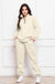 Half-Time Half Zip Long Sleeve Sweatshirt and Pants Set - Set | Victoria Royale Boutique