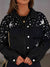 Pearls For the Girls Trim Button Up Denim Jacket with Pockets - Victoria Royale Boutique