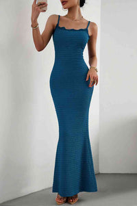 Spaghetti Strap Maxi Fishtail Dress - Victoria Royale Boutique, LLC.