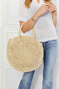 Beach Date Straw Rattan Handbag - Ivory - Victoria Royale Boutique
